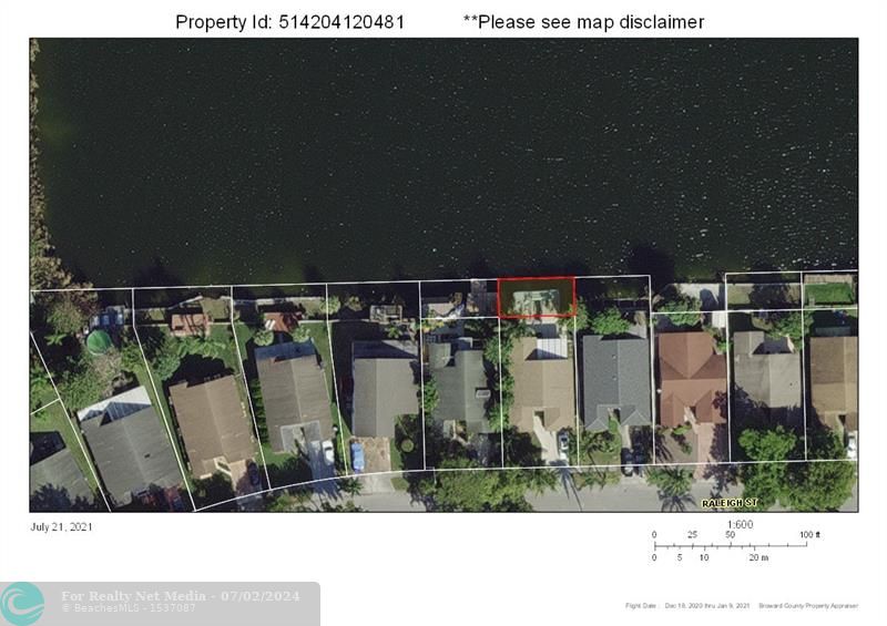 2517  Raleigh St, Lake side lot only  For Sale F10448991, FL